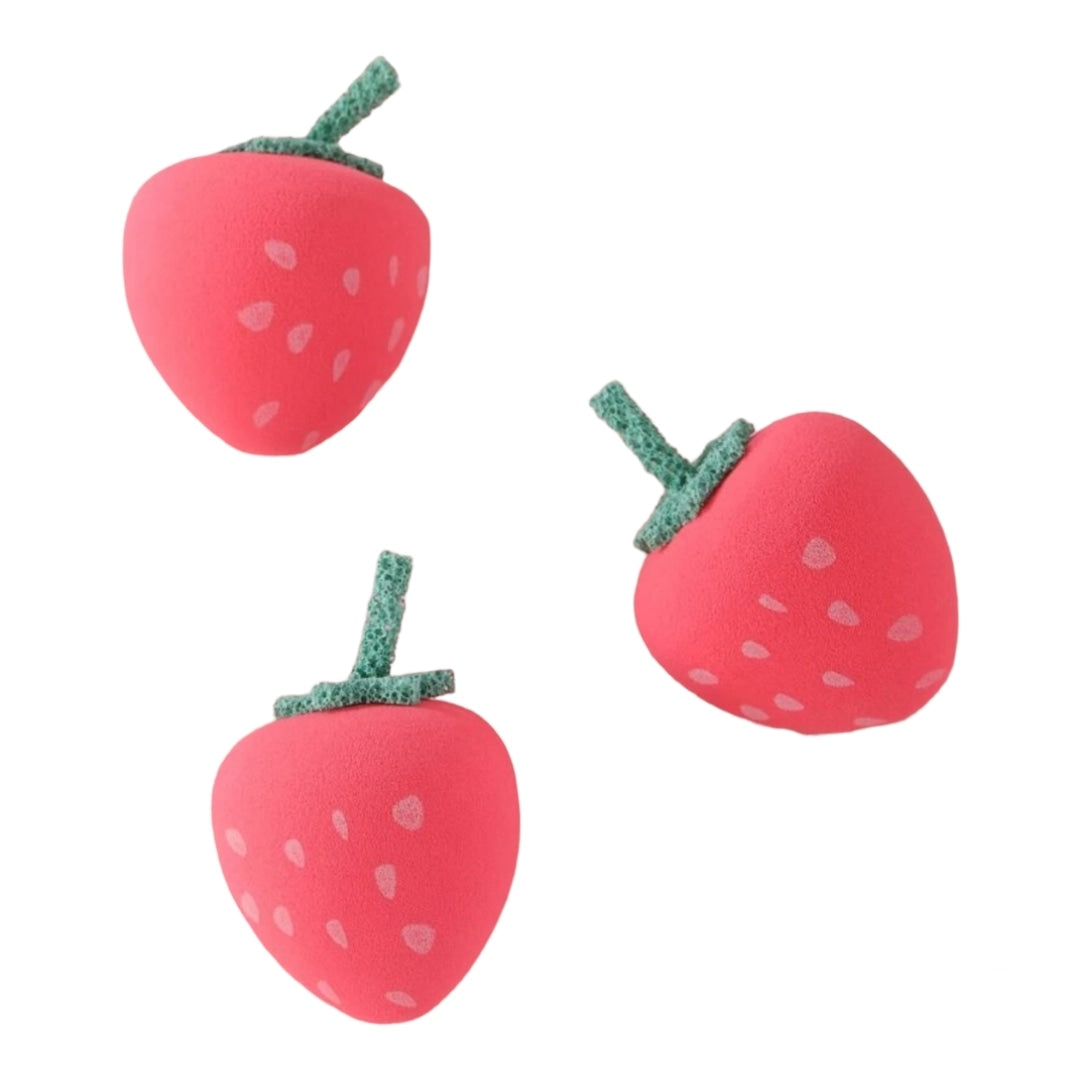 Strawberry beauty blender