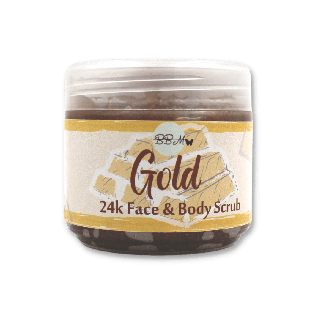 24k Gold Face scrub.